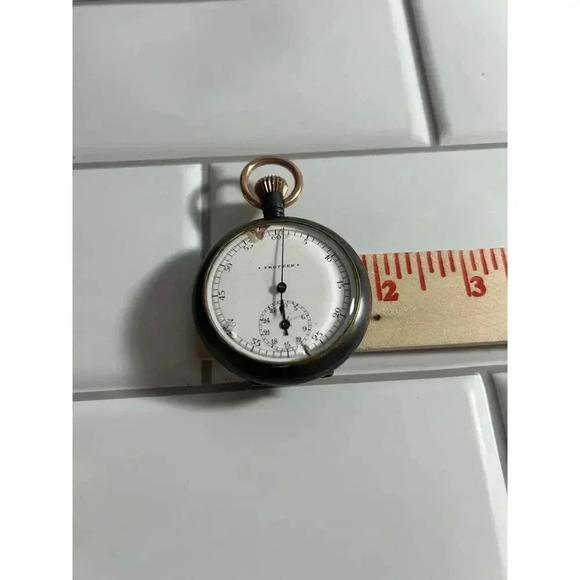 Vintage Trotter Pocket Watch Timer Time Piece clock - Picture 11 of 12